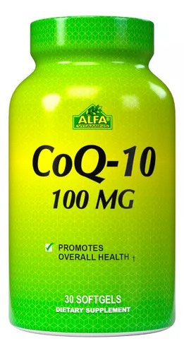 Alfa Vitamins, Coq-10 100 Mg. 30 Cáps.  Blandas