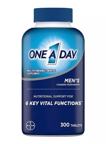 Bayer One A Day Men's Multivitamin/Multimineral, 300 Tabletas. 