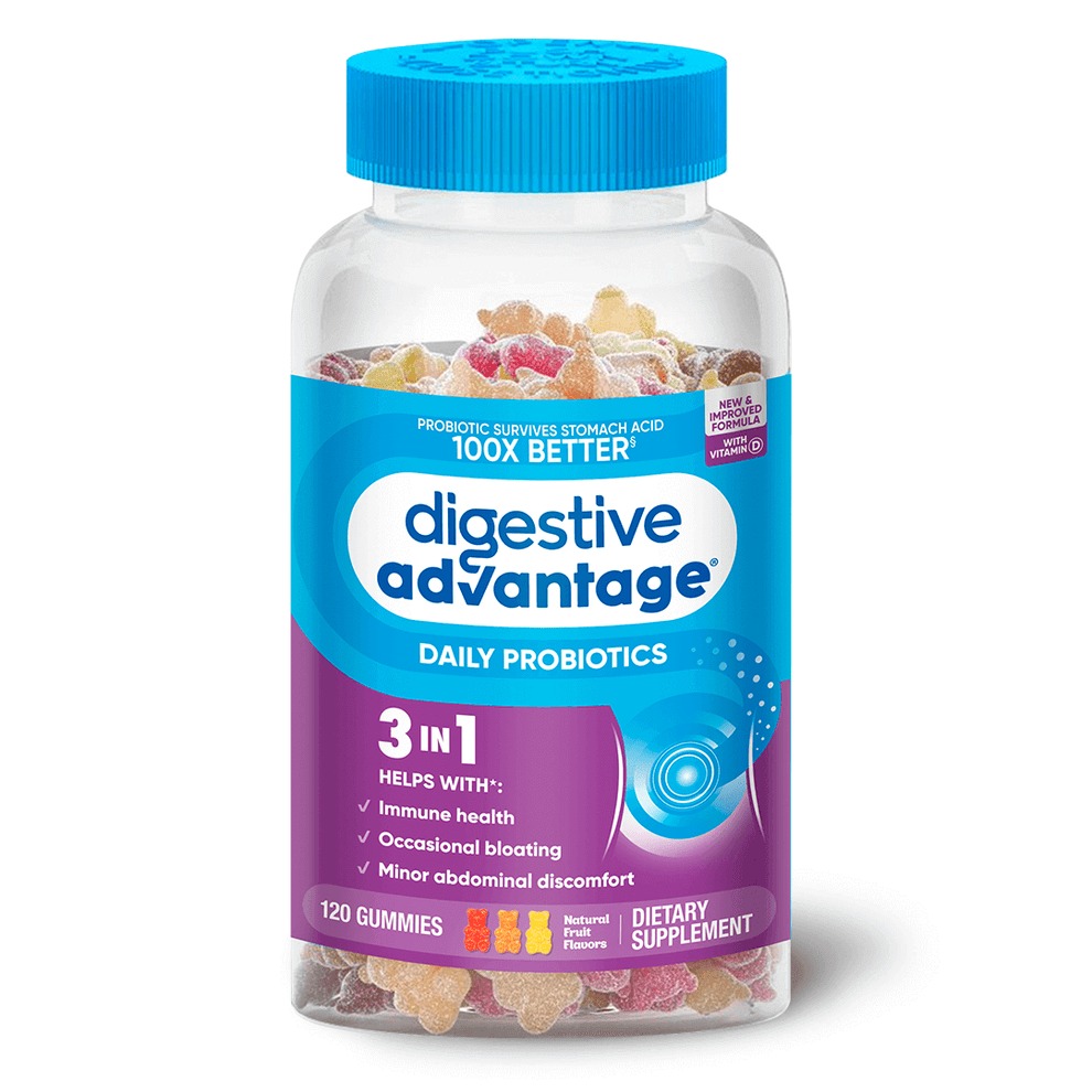 Digestive Advantage Daily Probióticos 120 Gomitas