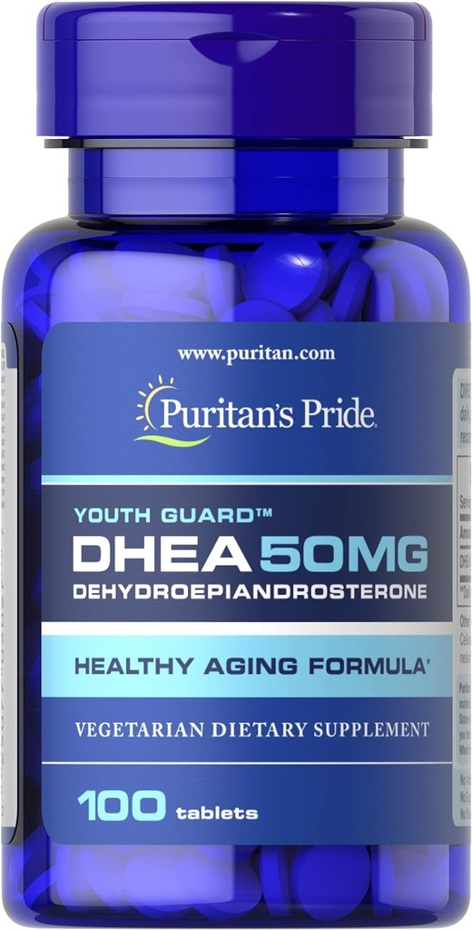 Puritan's Pride DHEA 50 Mg, 100 Tabletas