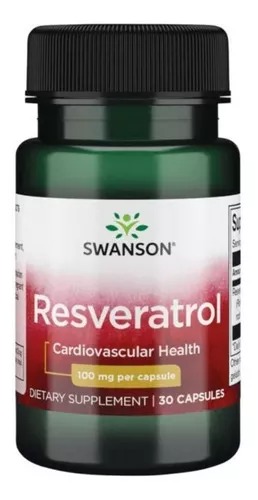 Swanson Resveratrol Cardiovascular Heath 100mg 30 Cáps. 