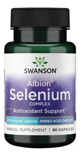 Swanson Selenium Complex 200mcg, Antioxidante, 90 Cáps. 