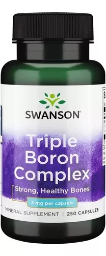 Swanson Triple Boron Complex 3mg. 250 Cáps. 