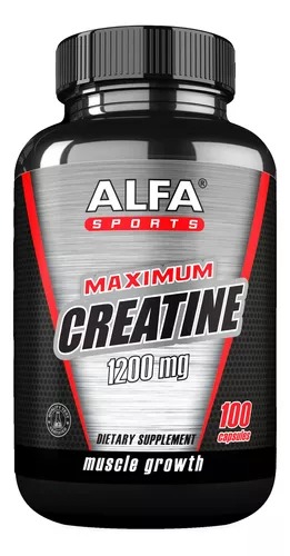 [96382] Alfa Sports, Creatina Máxima 1200 mg. 100 Cáps.