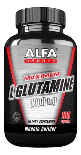 [96386] Alfa Sports, Máxima L-glutamina 1000 mg 100 Cáps.