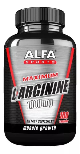 [96379] Alfa Sports, Máximum L Arginina 1000 mg, 100 Cáps.