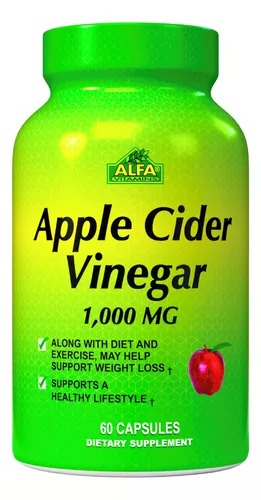 [17450] Alfa Vitamins, Vinagre De Sidra De Manzana 1000 Mg. 60 Cáps. 