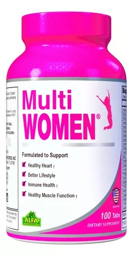 [49971] Alfa Vitamins, Women Multi-vitaminas & Minerales, 100 Tabletas. 