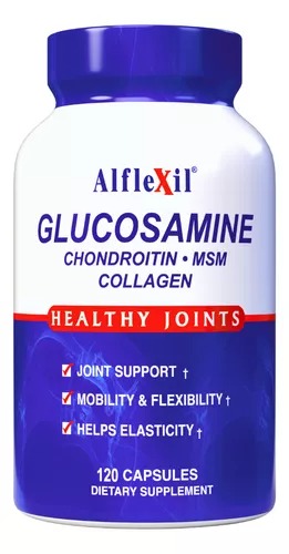[17465] Alflexil® Glucosamina Condroitina Msm Colágeno, 120 Cáps. 