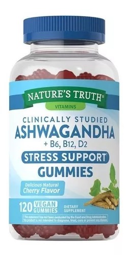 [1605798] Ashwagandha Gomitas. +b6+b12+b2 Ayuda Al Estrés 120