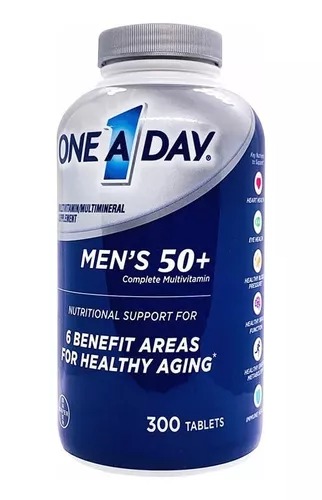 [NAACF8L] Bayer One A Day Men´s 50+ Multivitamínico/Minerales 300 Tabletas. 