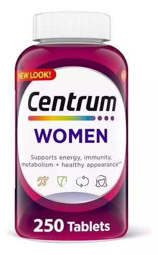 [000076977] Centrum Mujeres Multivitamínico & Minerales, 250 Tabletas. 