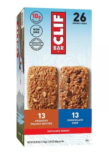 [1532586] Clif Bar, Barras De Proteínas, Barra Energía, 26 Unidades