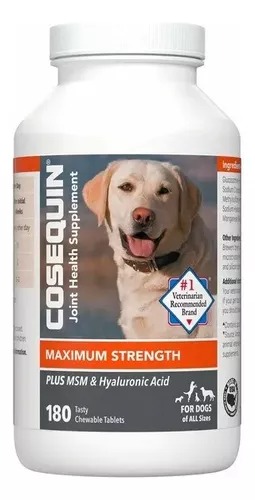 [1000033454] Cosequin Perros Glucosamina Condroitina Msm Hialuronic 180 Tabletas. 