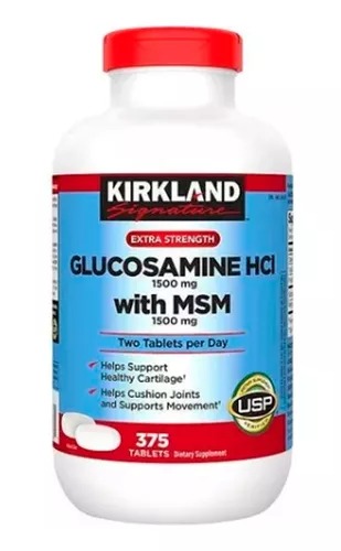 [249375] Glucosamina Hci con Msm 1500 Mg 375 Tabletas. 