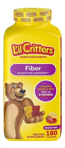 [72028045] L'il Critters Fiber Digestive, Soporte Digestiv  180 Gomitas.