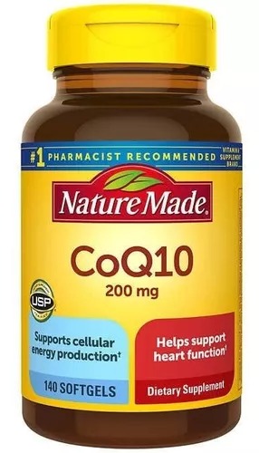 [864024] Nature Made Coenzima Q10,  200 Mg. 140 Cáps.  Blandas.