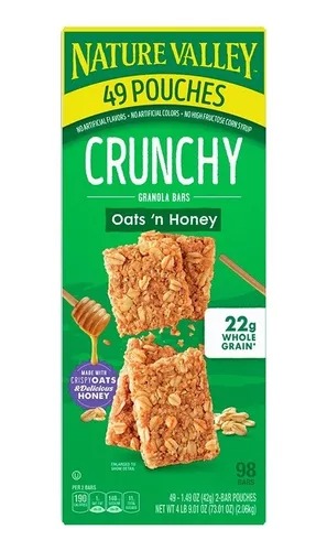 [31AU62023] Nature Valley 98 Barras Granola Crujiente Con Miel Natura