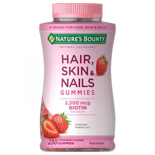 [32080] Nature's Bounty 230 Gomitas Hair, Skin, Nails Biotin