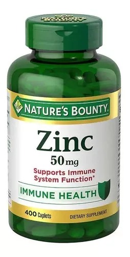 [1458383] Nature`s Bounty, Zinc 50mg , 400 Cáps. 