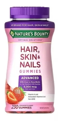 [1478260] Natures Bounty Pelo, Piel  Y Uñas, 2 X Biotin. 230 Gomitas.