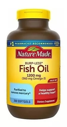 [640093] Omega 3,  1200 Mg, Nature Made,  200 Unidades