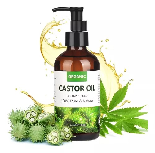 [B0CN11THVS] Organico Aceite De Ricino , Castor Oil, 100% Puro, 240 Ml