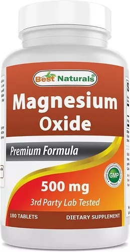 [987654] Oxido De Magnesio  500mg, 180 Cáps. 