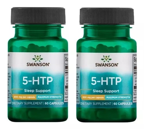 [SWU963X2] Swanson 5-htp 200mg 60 Cap Promueve Un Sueño Y Descanso Max