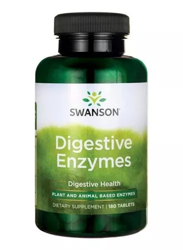 [SW668] Swanson Enzimas Digestivas,  180 Tabletas. 