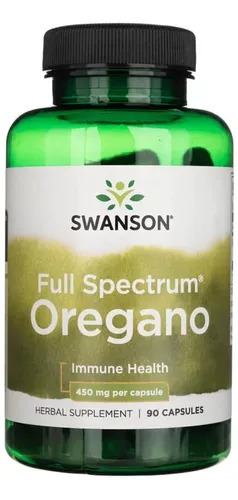 [SW956] Swanson Full Spectrum Orégano 450 Mg. 90 Cáps. 