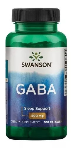 [SW872] Swanson Gaba 500mg Promover Relajación Nerv. 100 Cáps. 
