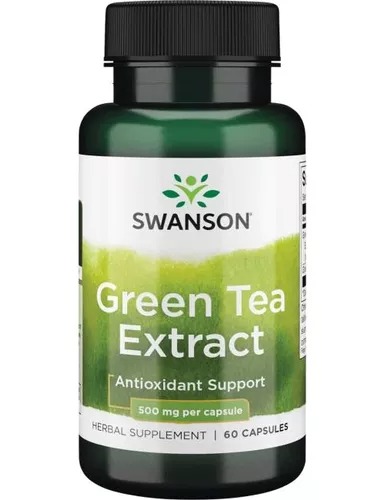 [SWH099] Swanson Green Tea Extract  500mg 60 Cáps. 
