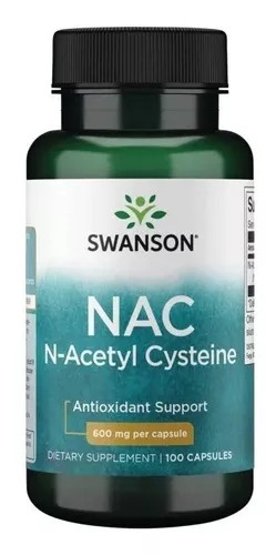 [SW854] Swanson Nac N-acetyl Cisteína  Antioxidante 600mg  100 Cáps.