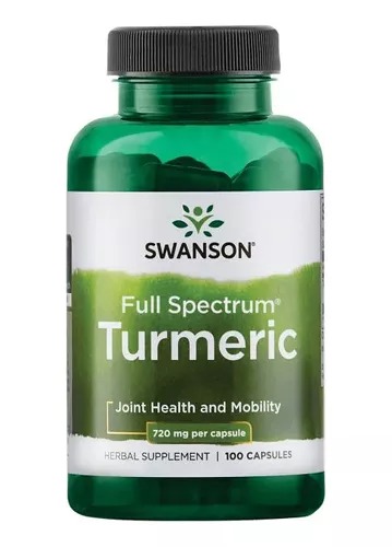 [SW940] Swanson Turmeric Full Spectrum 720 Mg, 100 Cáps. 