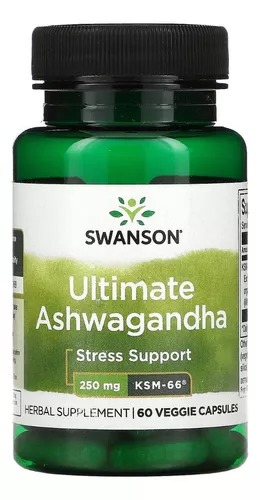 [SWU1003] Swanson Ultimate Ashwagandha Ksm-66 250mg 60 Cáps. 