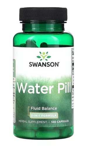 [SWU221] Swanson Water Pill Diurético 2-in-1 Formula 120 Cáps. 