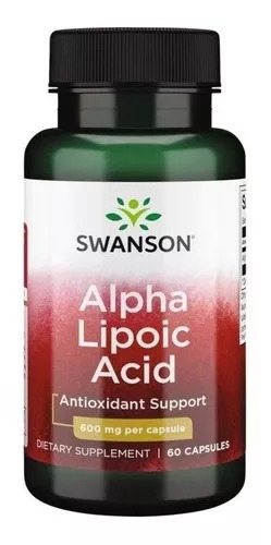 [SWU167] Swanson Ácido Alfa Lipoico 600 Mg 60 Cáps.  - Presion Arterial