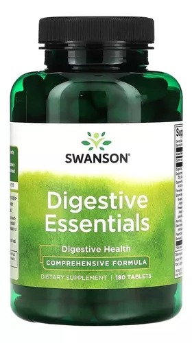 [SWC110] Swanson, Esenciales Digestiva, 180 Tabletas. 