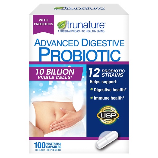 [1187500] Trunature, Probiótico digestivo avanzado  100 cápsulas