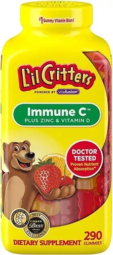 [1339412] Vitamina D L'il Critter Gomitas. Multi Vitamina Con Plus Zinc